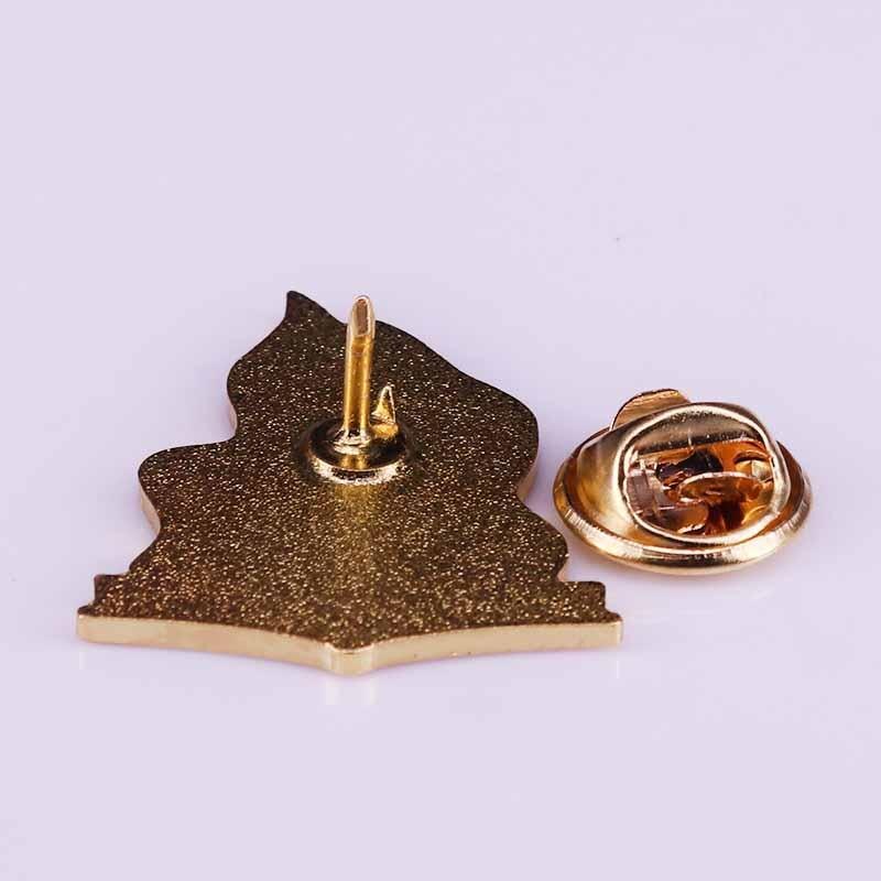 Black flame magic book brooch magic sorcery badge