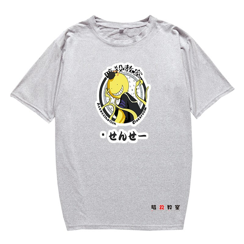 2020 Men's Clothing Summer New Anime Assassination Classroom Black shirt Cool Style Japan T-Shirt Size XS-4XL