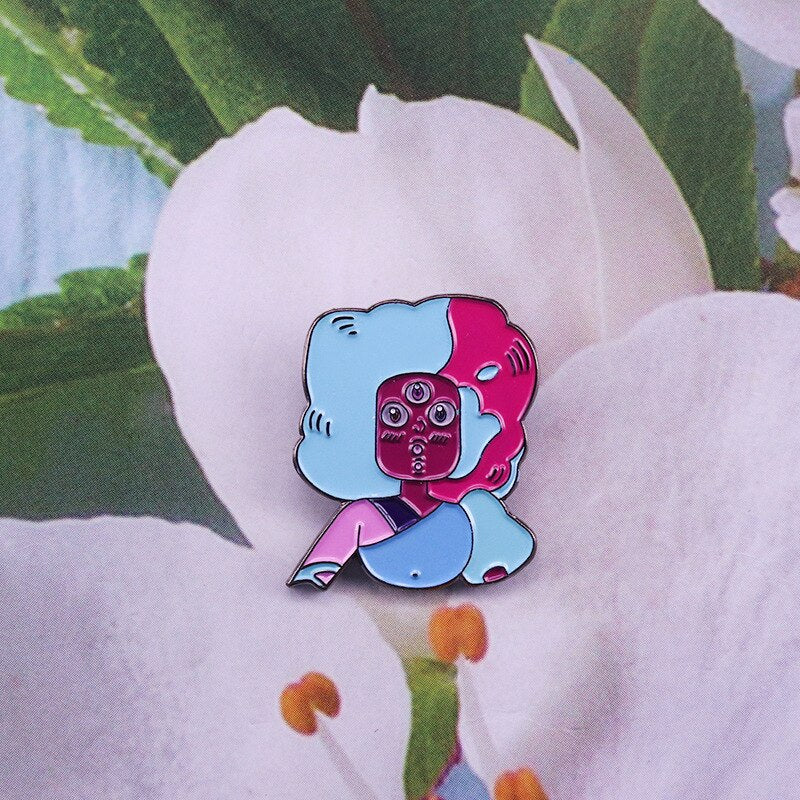 Cosmic Boy Pomegranate Brooch Funny Fantasy Animation Inspiration Badge