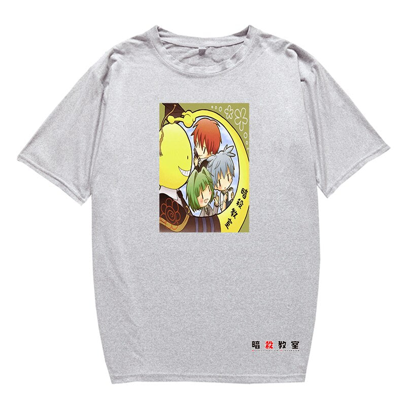 2020 Men's Clothing Summer New Anime Assassination Classroom Black shirt Cool Style Japan T-Shirt Size XS-4XL