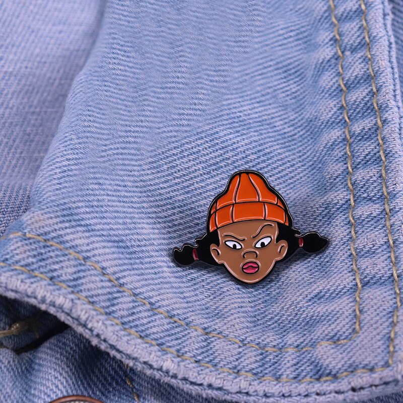 Animated Recess Brooch Retro 90s Children's Cartoon Badge