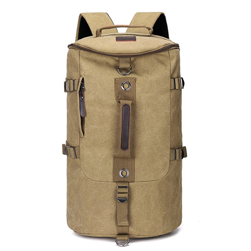 2021 New Large Capacity Rucksack Man Travel Duffle Bag Male Luggage Canvas Bucket Shoulder Bags Men Outdoor Backpack Dropship