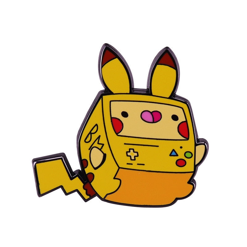 Cute cartoon BMO game console brooch cartoon adventure fun mix badge