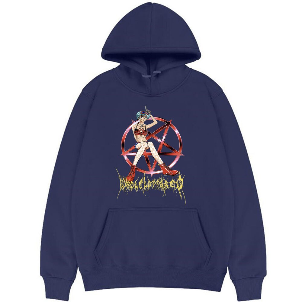 Playboi Carti WLR Whole Lotta Red Anime Hoodie Tops Men Cute Hoodies Fashion Harajuku Women Hoody Comfortable Cotton Sweatshirt