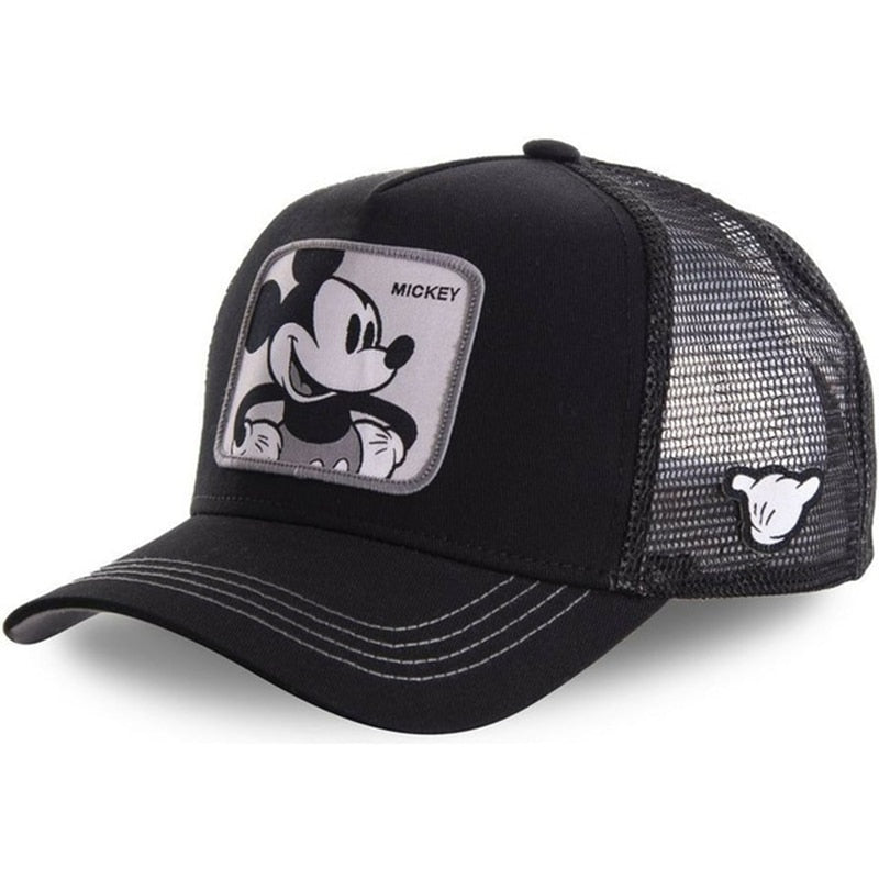 Baseball CapMesh Hat Summer Cartoon  Snapback For Women Men