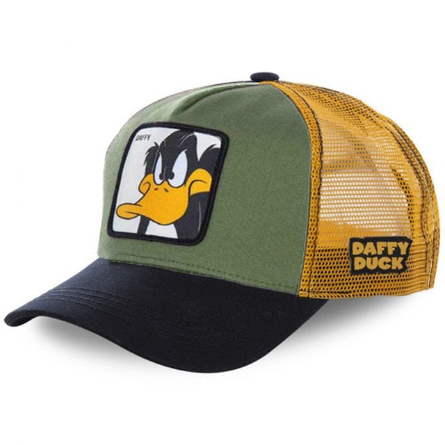 Baseball CapMesh Hat Summer Cartoon  Snapback For Women Men