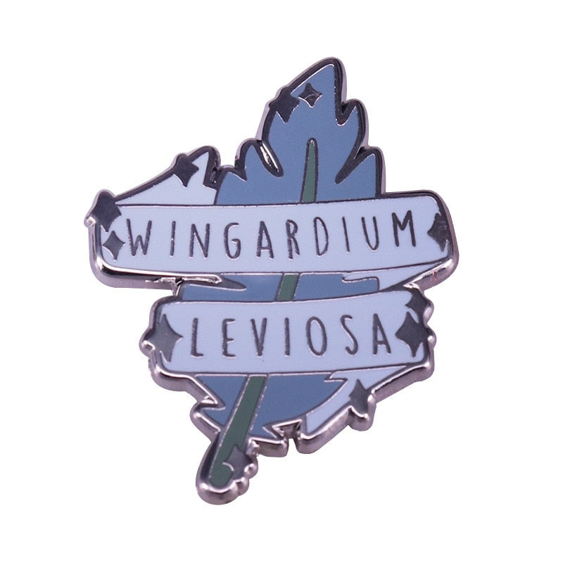 Floating spell brooch magic spell badge