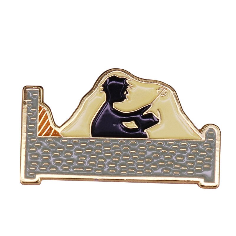 Fluorescent flashing magic brooch magic movie badge
