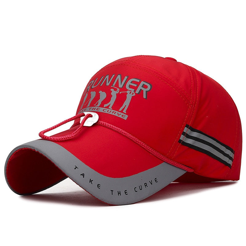 Men's Outdoor Sports Hats for Fishing Long Brim Caps Man Windproof Sun Hats with Rope Breathable Baseball Cap Sports Hunting Cap