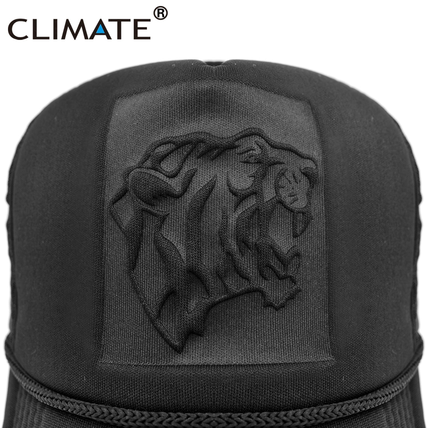 CLIMATE Cool Tiger Cap Tiger Wild Leopard Black Trucker Cap Men New Hip Hop Street Hat Baseball Cap Summer Mesh Cap for Youth