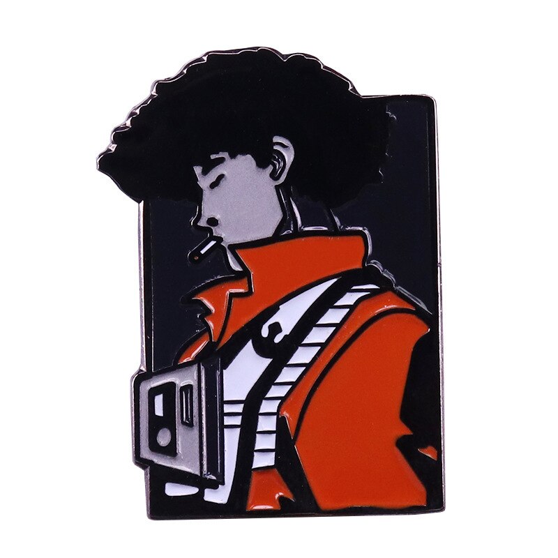 Cool Cowboy Spike Brooch and Wing Pilot Mashup Badge