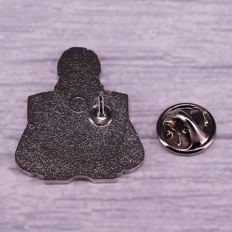 Rocky and the universe flash cartoon brooch sci-fi adventure movie badge