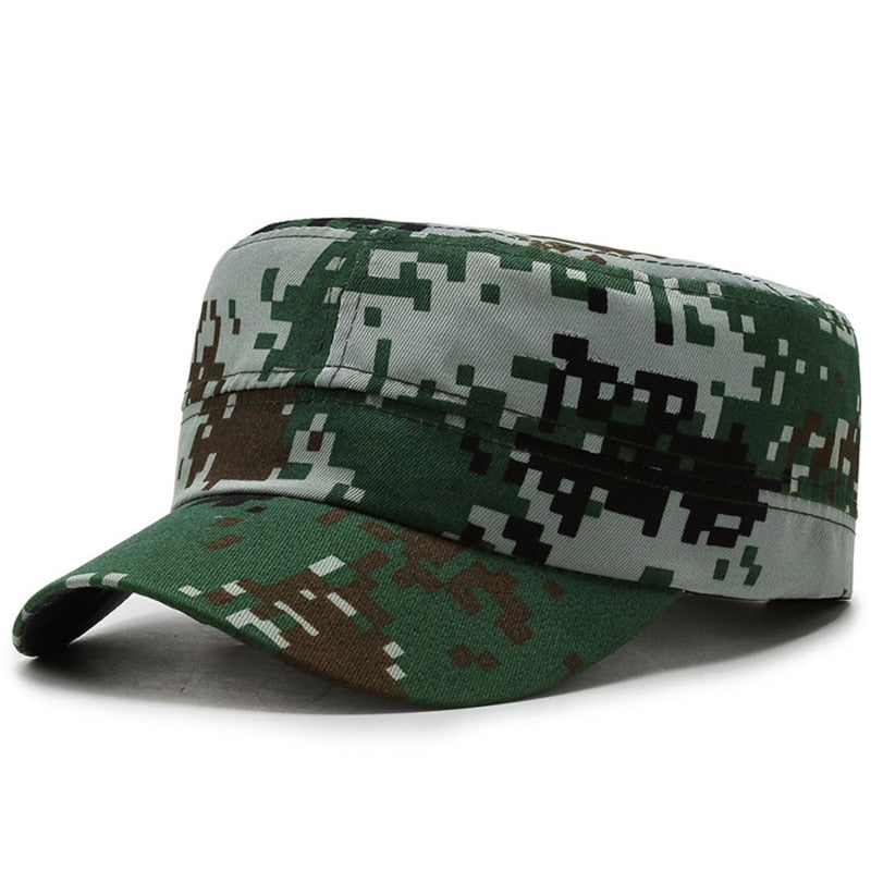 2021 Camouflage Baseball Cap Men/Tactical US Army/Marines/Navy/Cap Trucker Flat