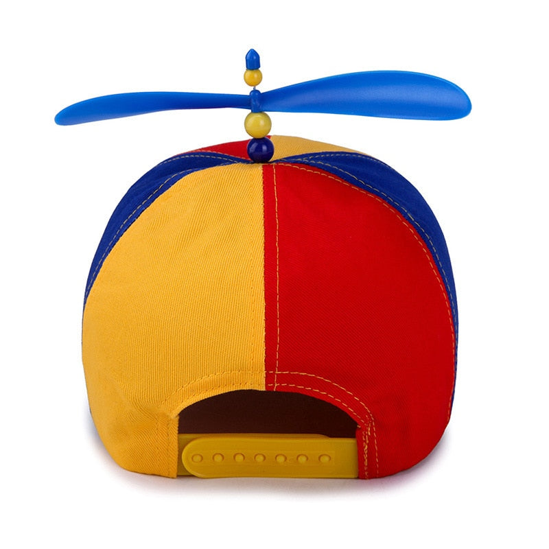 Fashion Colorful Bamboo Dragonfly Patchwork baseball cap Adult Helicopter Propeller funny Adventure dad hat Snapback hat