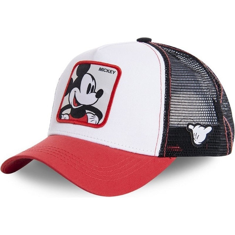 Baseball CapMesh Hat Summer Cartoon  Snapback For Women Men