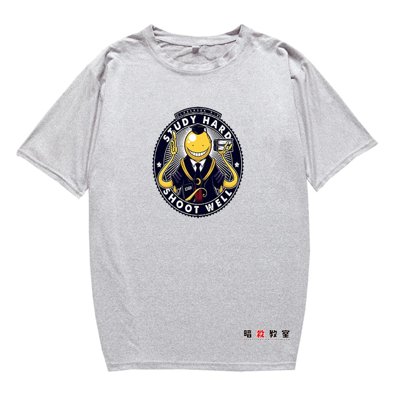 2020 Men's Clothing Summer New Anime Assassination Classroom Black shirt Cool Style Japan T-Shirt Size XS-4XL
