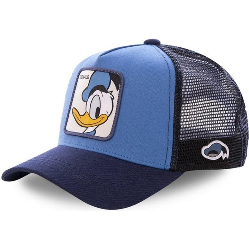 Baseball CapMesh Hat Summer Cartoon  Snapback For Women Men