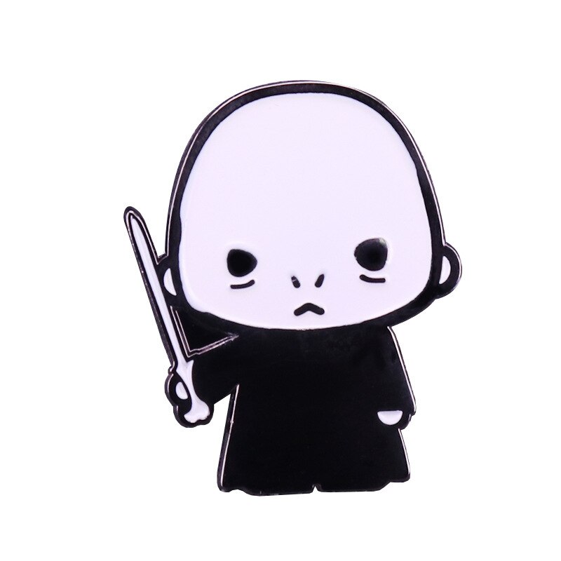 Cute cartoon brooch magic novel villain badge