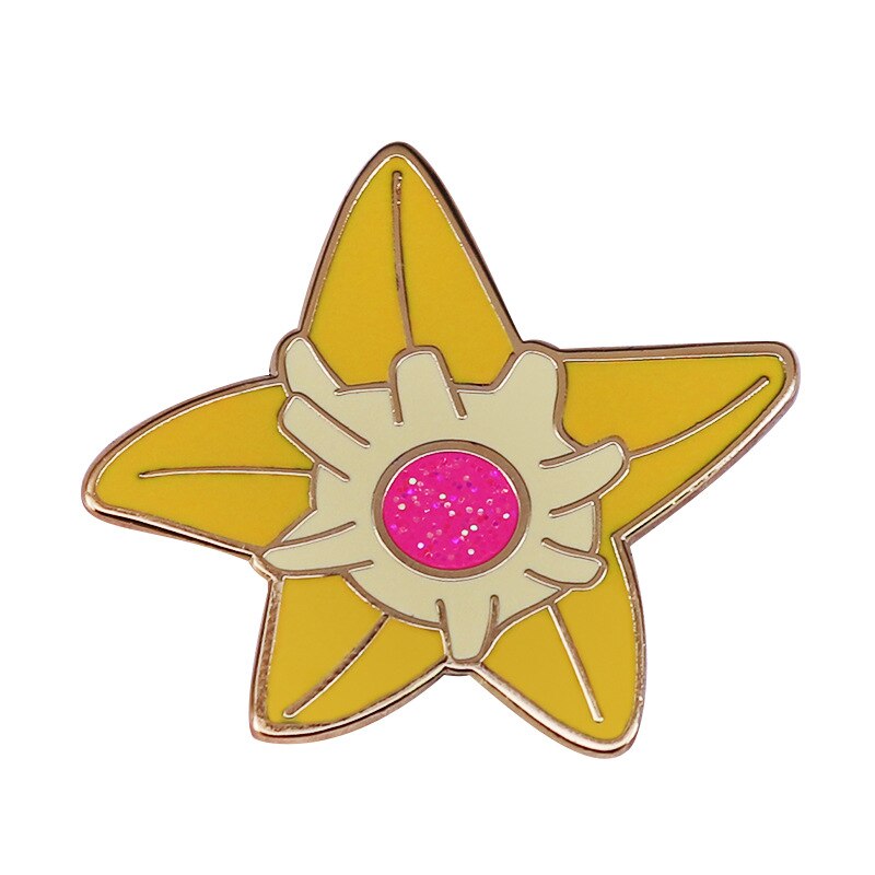 Beautiful glitter starfish brooch