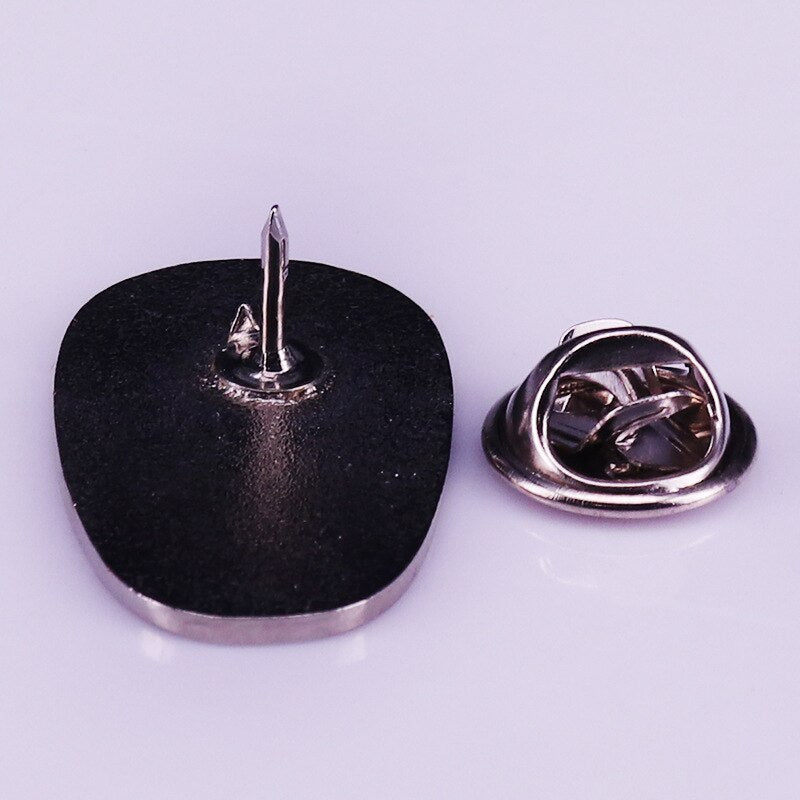 Faceless male Brooch fantasy adventure animation character inspiration Badge