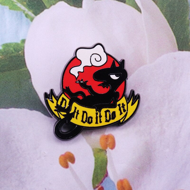 Netflix Animation "Disillusionment" Badge Cute and Funny Heart Demon Luci Brooch