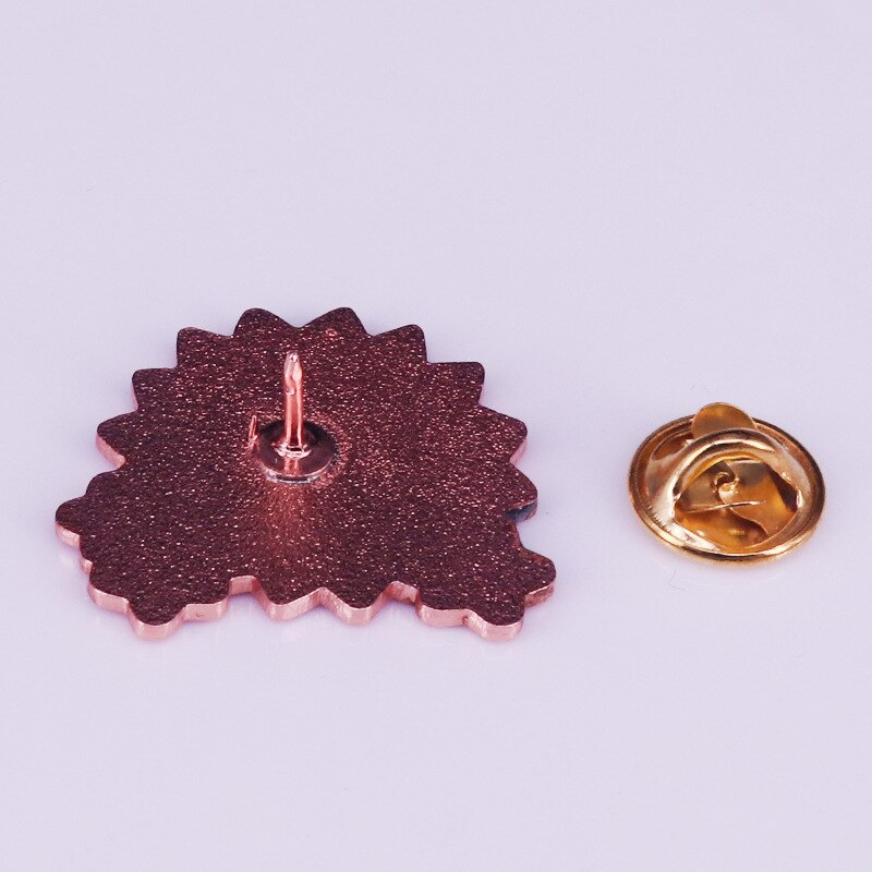 Ash elf flashing star brooch fantasy anime badge
