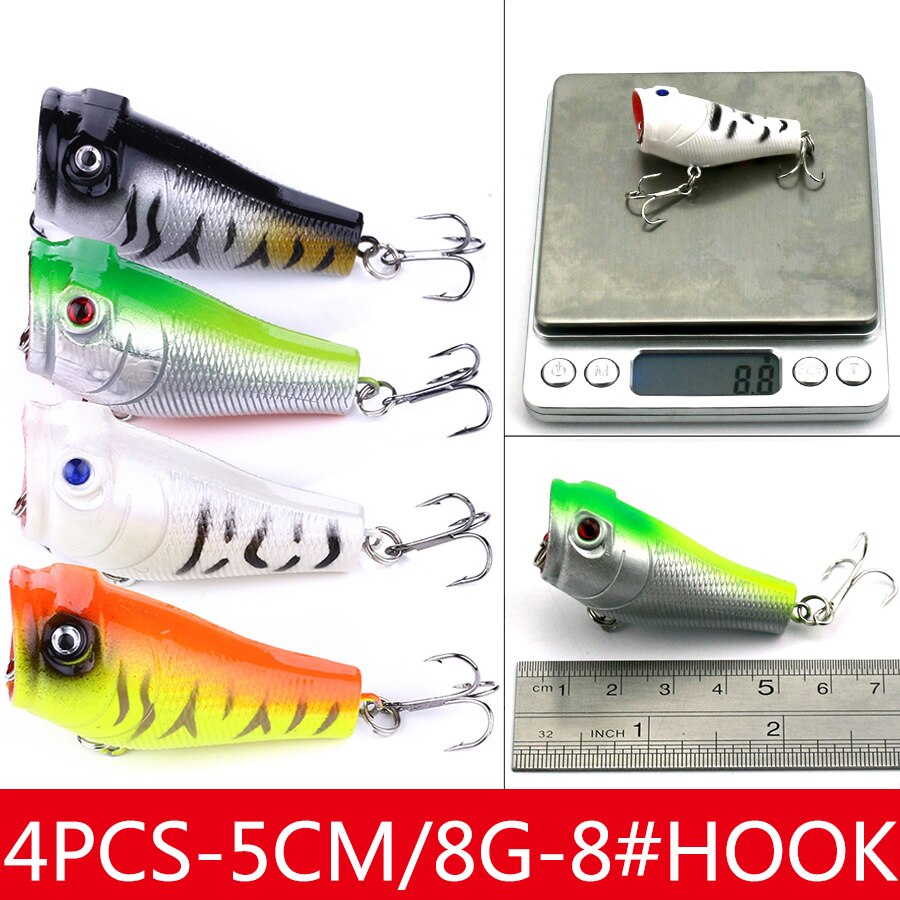 Minnow Crankbaits Tackle Fishing Lure Kit Baubles Hard Bait Artificial Spoonbait Set Of Wobblers For Pike Trolling Carp Mixed