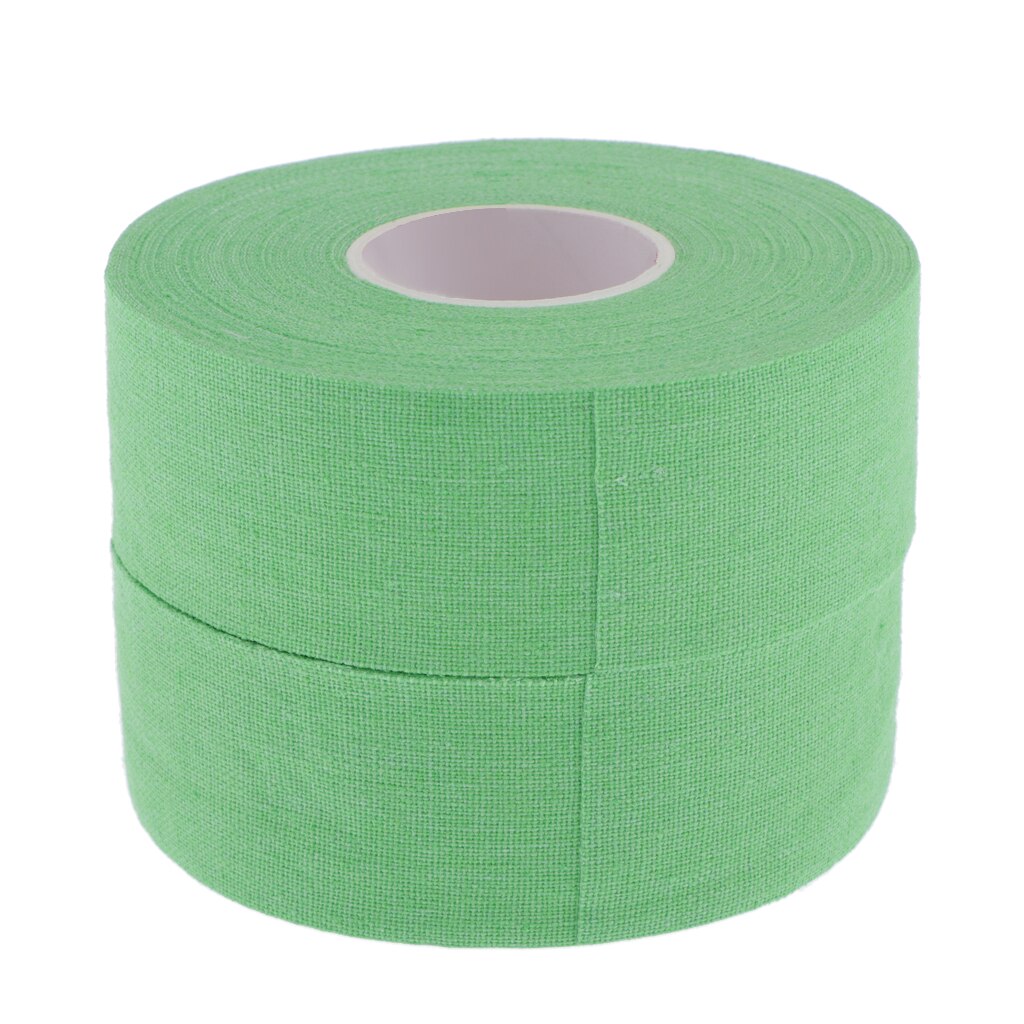2 Rolls Cotton Cloth Ice Hockey Tape Adhesive Sticky Wrap Protective Gear 1 inch x 11 yards (Wide x Long)