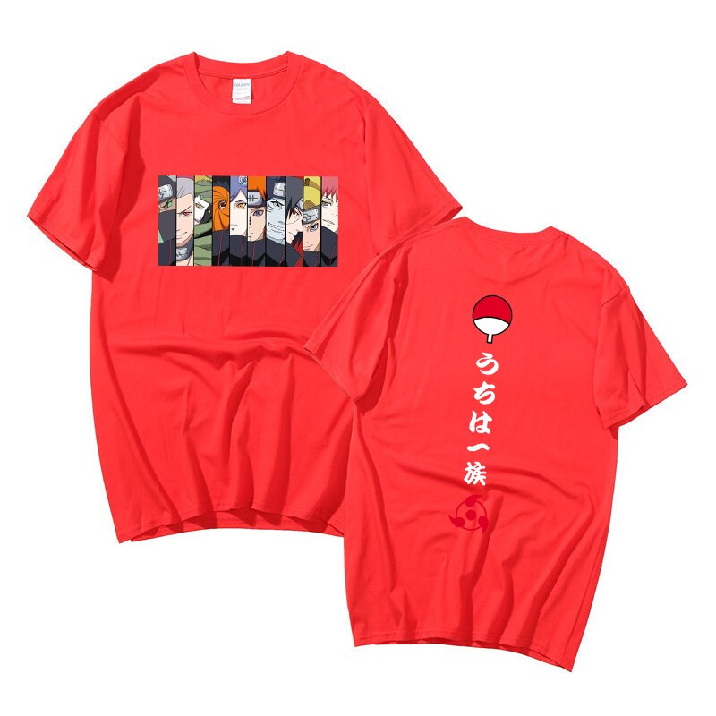 Men's tshirt Naruto Summer Harajuku Cool Unisex Short Sleeve t shirt Japanese Anime Funny Printed Streetwear T-shirt