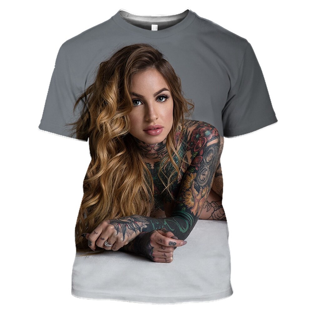 Unisex 3D Printed t shirt Men Women Sexy goddess Harajuku T Shirts men Fashion Casual Streetwear Hip hop O-neck T-Shirt Clothing