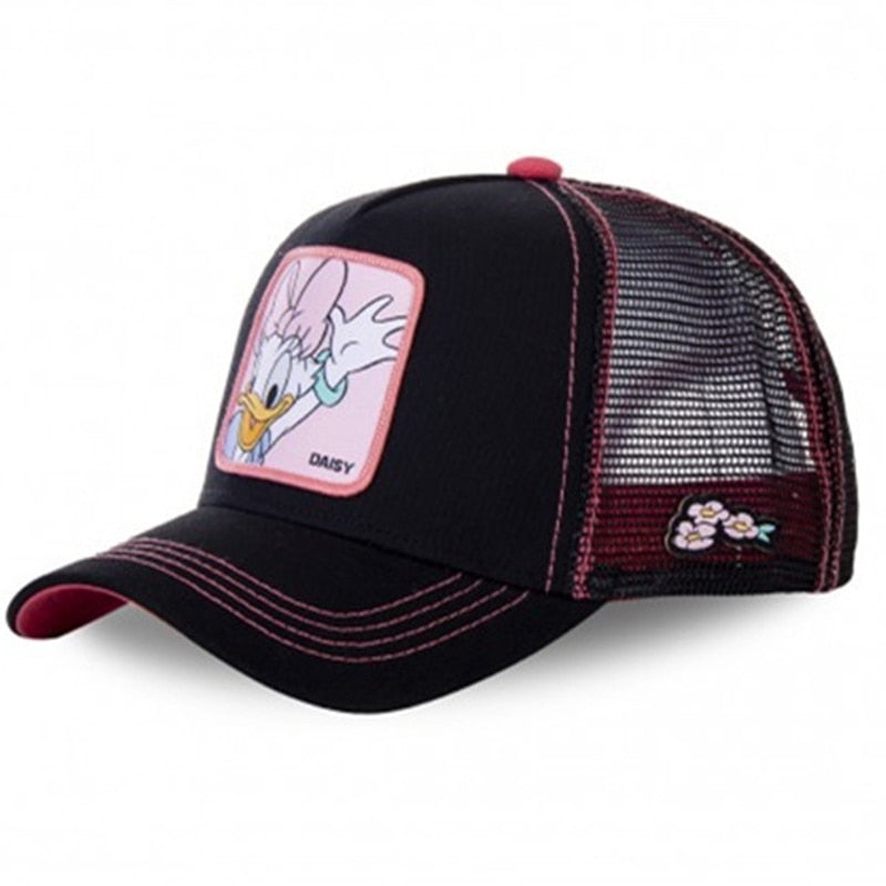 Baseball CapMesh Hat Summer Cartoon  Snapback For Women Men