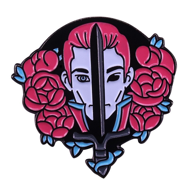 London cartoon characters: dark inspiration brooch literature lover accessory decoration