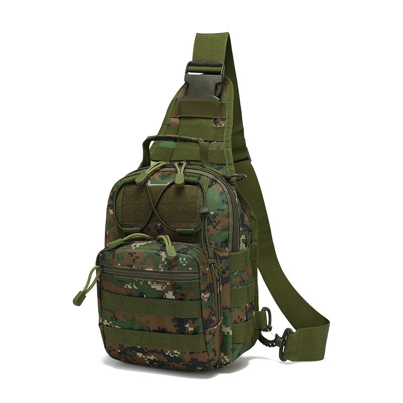 Mens Tactical Military Oxford Crossbody Shoulder Bag Chest Pack Camping Hiking Backpack Outdoor Sports Travel Handbag