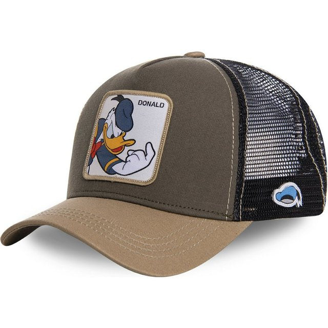 Baseball CapMesh Hat Summer Cartoon  Snapback For Women Men