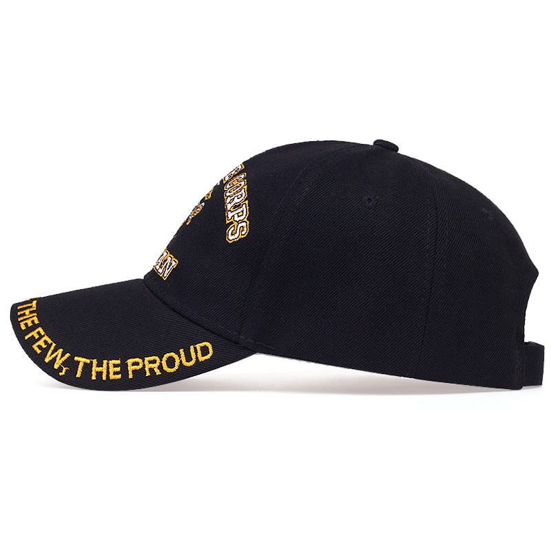 New Fashion U.S. Marine Corps Veteran the few the proud Hats Letter Embroidered