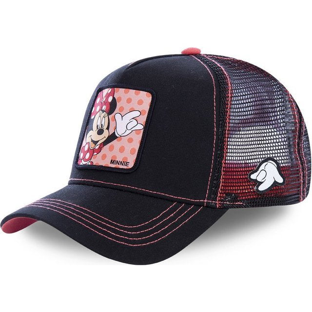 Baseball CapMesh Hat Summer Cartoon  Snapback For Women Men