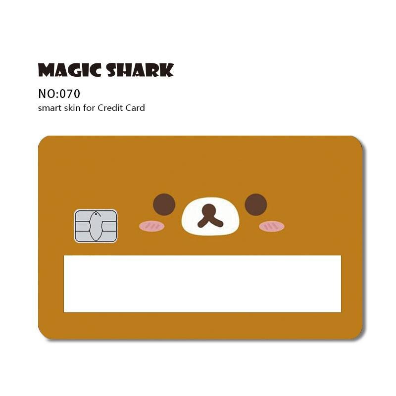 Take My Money Che Guevara Bear Butterfly Stone Window Sticker Case Film Tape Skin for Big Small Chip Credit Debit Card