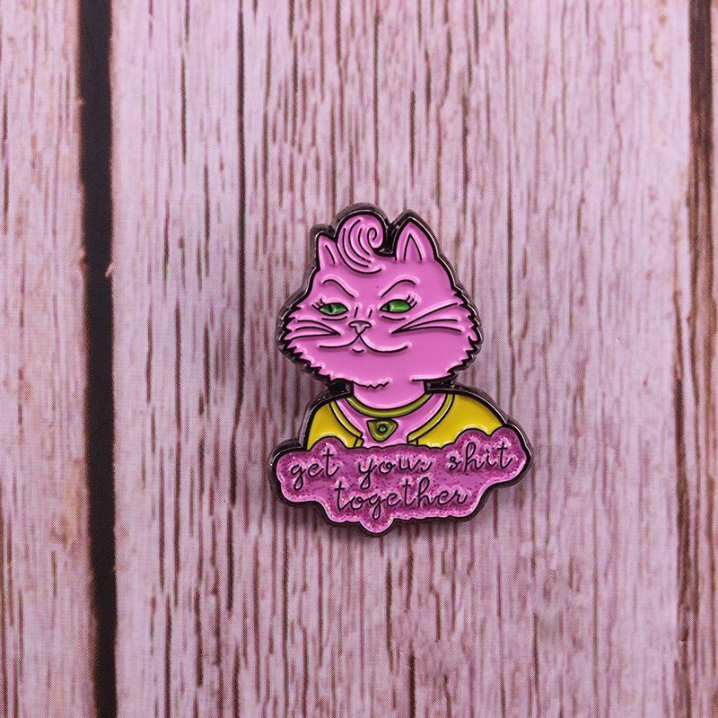 Cute feminism inspired badge