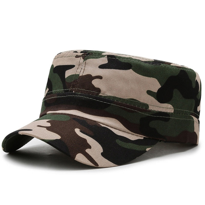 2021 Camouflage Baseball Cap Men/Tactical US Army/Marines/Navy/Cap Trucker Flat