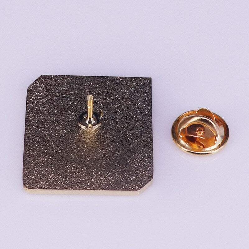 Beautiful Hitchhiker's Compass Brooch