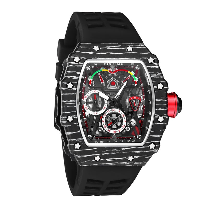 Big Dial Sport Watch Men Chronograph Quartz Military Mens Watches Top Brand Luxury Gold Clock Hip Hop Reloj Relogio Montre Homme