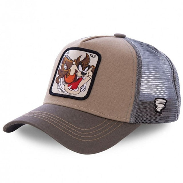 Baseball CapMesh Hat Summer Cartoon  Snapback For Women Men