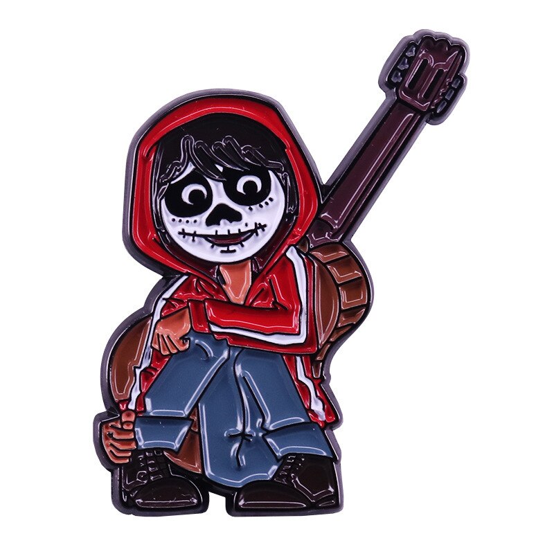 Dreaming Travels Mig Brooch Day of the Dead Prosperity Fantasy Cartoon Badge