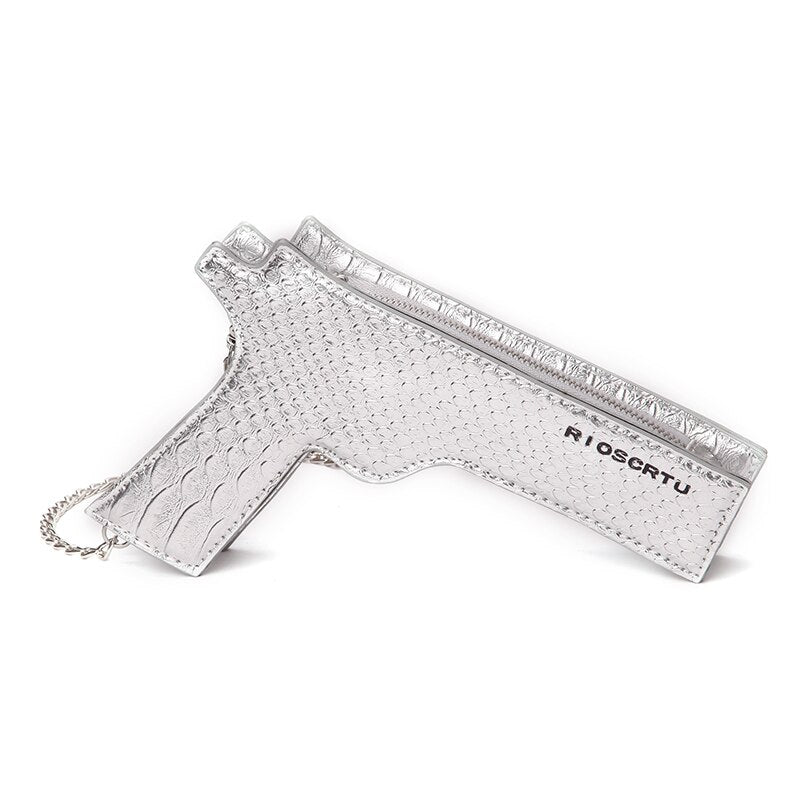 New Fashion Gun Design Women Purse Gun-shaped Bag Cool Small Messenger Bag