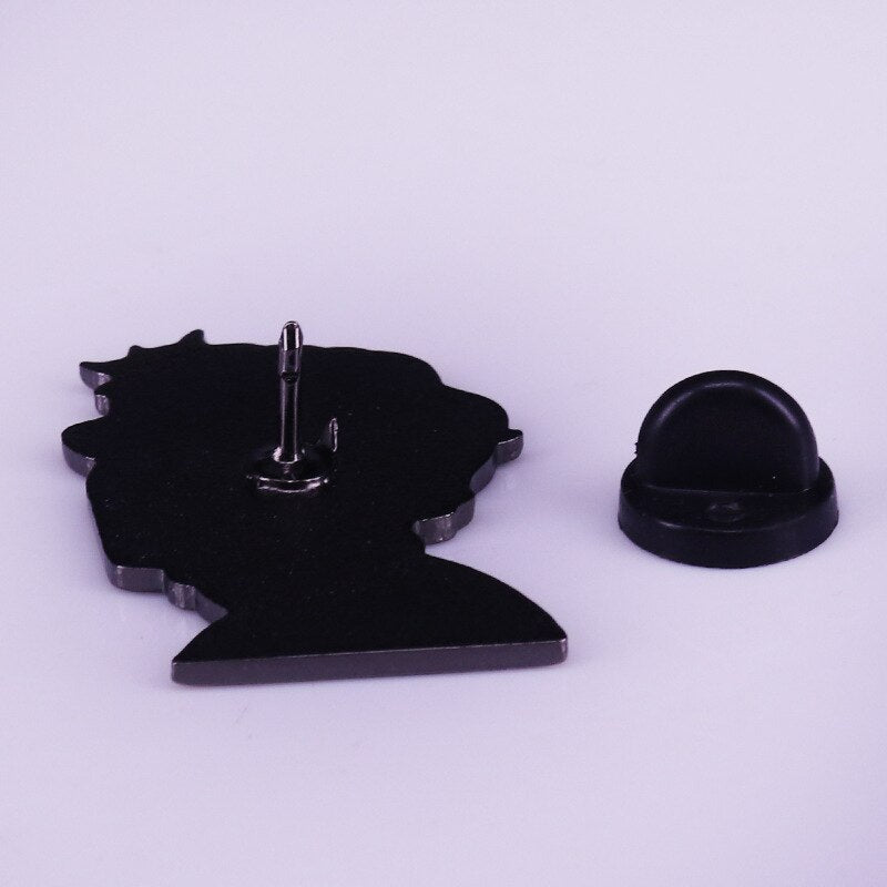 Beautiful fashion style art brooch music fan lover decorative badge