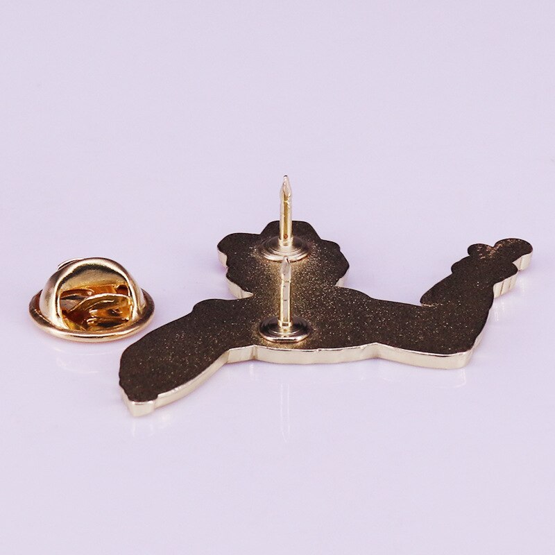 Cool King Brooch Queen Art Accessory Badge