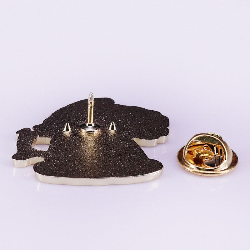 Butter Beer Glitter Brooch Magic Drink Badge