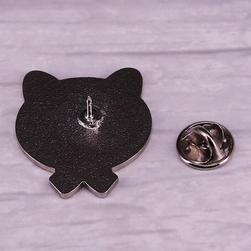 Cartoon Crescent Moon and PuppyCat Mix and Match Brooch Fantasy Animation Bee Girl and Dog Cat Inspiration Badge