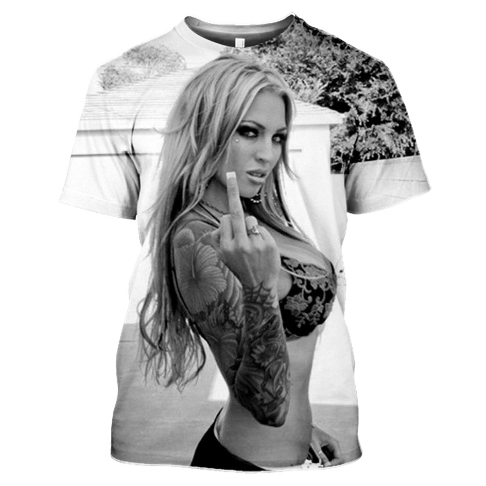 Unisex 3D Printed t shirt Men Women Sexy goddess Harajuku T Shirts men Fashion Casual Streetwear Hip hop O-neck T-Shirt Clothing