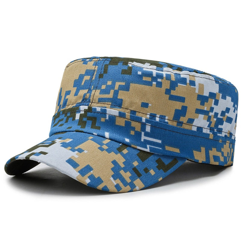 2021 Camouflage Baseball Cap Men/Tactical US Army/Marines/Navy/Cap Trucker Flat